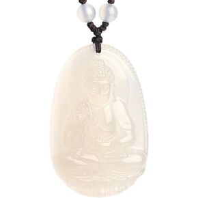 قوانيين بوذا بوديساتفا تميمة تعويذة مصنوعة من العقيق الأحجار الكريمة الأحمر الأخضر اليشم كوان يين المرأة المعلقات قلادة عملات رجالية قلادة قلادة in Kuwait