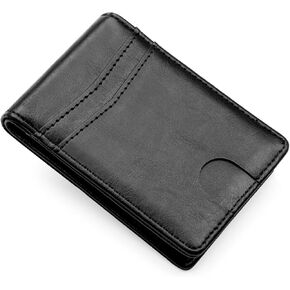 محفظة ديفواي مينيمالست رفيعة للرجال - محفظة نحيفة من البولي يوريثان للرجال مع خاصية حجب RFID، تحمل 11 بطاقة ونقود، هدية للدموع لعيد ميلاد الأب وعيد الميلاد (عنابي) in Kuwait