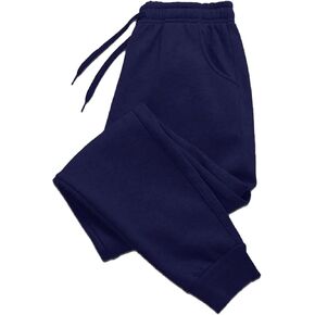 Dcvmvmn Men's Casual Sports Pants Drawstring Jogger Trousers Running Training Jogging Sweatpants Navy Blue in Saudi Arabia