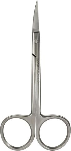 JMU 6" Micro Surgical Scissors, Straight Tip Castroviejo Eyebrow Trim Scissors - Spring Action, Extra Sharp, for ENT, Eye, Skin, Dental, and Veterinary Surgery in Kuwait