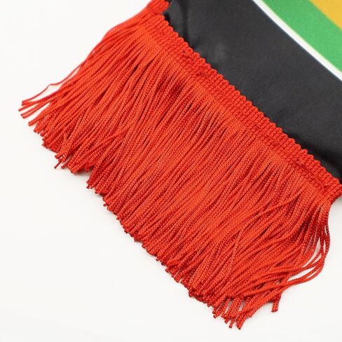 Black Girl Magic Grads Scarf African American Graduation Stole Scarf with Red Tassels in Kuwait