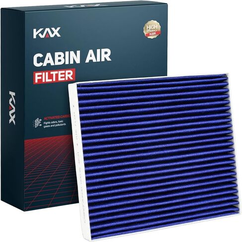 KAX Cabin Air Filter, CF10553 Replacement for Frontier 2015-2019, Pathfinder 2005-2012, Xterra 2005-2015, w/Activated Carbon Passenger Compartment Air Filter, Pack of 2 in Kuwait