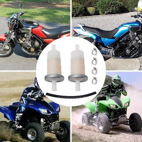 Strongthium 49019-1055 فلتر غاز الوقود 5/16 بوصة متوافق مع دراجة نارية Kawasaki ATV UTV FD501D FD501V FD590V FD611V FD620D FD661D FD671D FD711D FD750D FD791D FD851D المحرك 49019-0032 in Saudi Arabia
