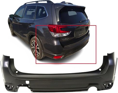 FitParts متوافق مع غطاء المصد الخلفي Subaru Forester 2019 2020 2.5i Limited Premium 19 20. جديد، مُجهز بمساحة مزخرفة. بدون فتحات مستشعر مساعد الركن. 57704SJ301 SU1100194 in Saudi Arabia