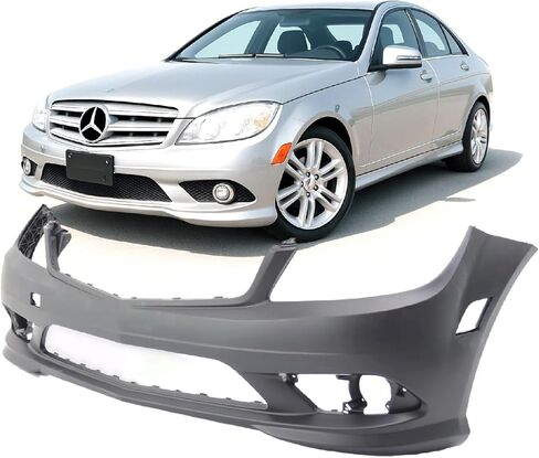 FitParts Compatible With Front Bumper Cover 2008 2009 2010 2011 Mercedes-Benz C250 C300 Sedan 08 09 10 11. New, Primed and Ready for Paint. W/AMG Package. 204885392560 MB1000296 in Saudi Arabia
