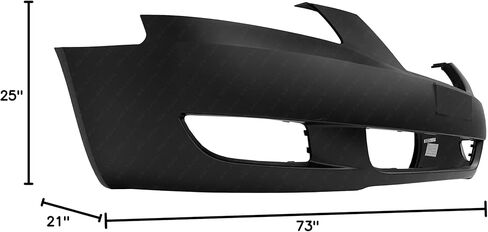 BUMPERS THAT DELIVER - Primered, Front Bumper Cover Fascia Compatible with 2006 2007 2008 Hyundai Sonata 06 07 08, HY1000161 in Saudi Arabia