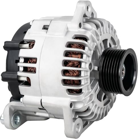 11256N Alternator Compatible with Nissan Frontier Armada Xterra Infiniti QX56 130A 12V 4.0L 5.6L, 23100ZH00A, 23100ZH00B, 23100ZH00C 7-Groove Pulley in Kuwait