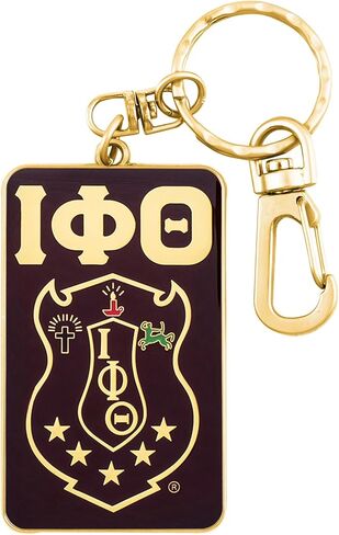 Bad Bananas BBGreek Iota Phi Theta Fraternity Paraphernalia - Officially Licensed - Keychain - Greek Letters and Shield in Saudi Arabia