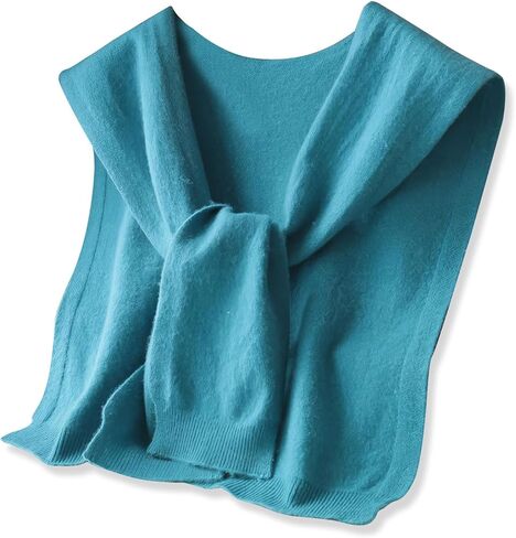 Sweater Knitted Knotted Shawl Wraps For Women Solid Color Wool Knitted Long Sleeves Knotted Blouse Decorative Shawl in Kuwait
