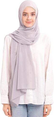Matching Adjustable Tie Back Jersey Undercap With Muslim Chiffon Instant Hijab Head Scarf in Saudi Arabia