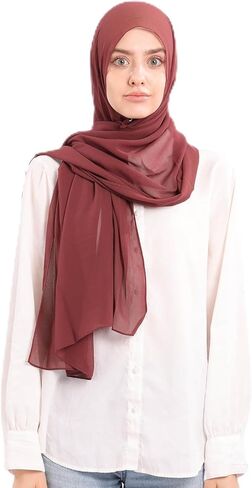 Matching Adjustable Tie Back Jersey Undercap With Muslim Chiffon Instant Hijab Head Scarf in Saudi Arabia