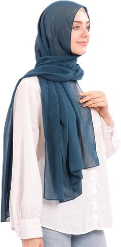 Matching Adjustable Tie Back Jersey Undercap With Muslim Chiffon Instant Hijab Head Scarf in Saudi Arabia