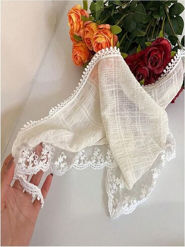 وشاح الرأس بوهو المزين بالزهور للنساء من MakeMeChic، عصابة رأس مثلثة مطرزة بالزهور in Saudi Arabia