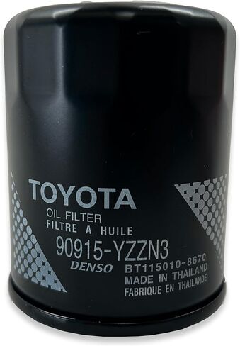 فلتر زيت أصلي 90915-YZZN3 / 90915-10010 مع غسالة سحق سدادة التصريف APSG | OEM 3 عبوات | متوافق مع تويوتا/لكزس 3.4L تندرا، سيكويا، LS500، LX600، GX550، LX700h in Saudi Arabia