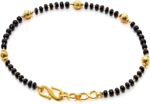 أحدث صيحات الموضة سوار الإسورة نمط Mangalsutra اليد الاصطناعية الجميلة للنساء، مقاس واحد، نحاس in Kuwait