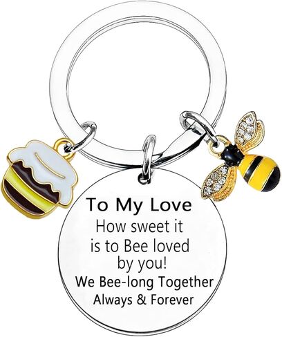 Valentine's Day Keychain Romantic I Love You Gifts for Him Her to My Love Gift for Boyfriend Girlfriend Birthday Gifts for Couples Husband Wife Anniversary Wedding Gift in Saudi Arabia