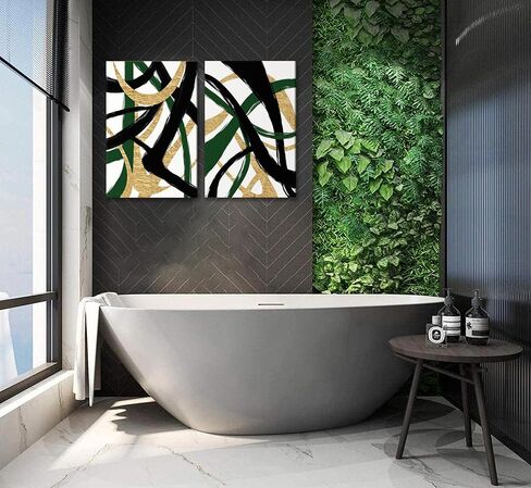 3pcs Black And Gold Abstract Canvas Wall Art Modern Black Grey And Gold Marble Wall Decor Pictures Minimalist Foil Fluid Texture Posters Prints for Living Room Bedroom Office Home Decoration in Saudi Arabia