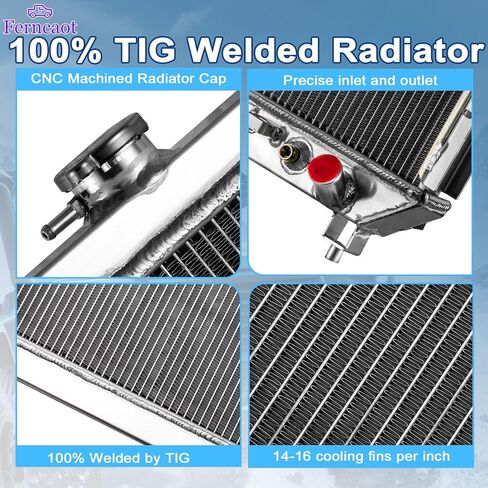 3Row Aluminum Radiator Fit for 2010-2011 Chevy Camaro SS Coupe Convertible 6.2L CC13142 in Saudi Arabia