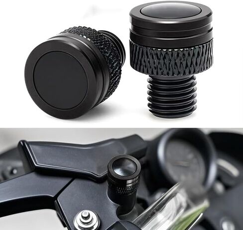 Motorcycle Mirror Hole Plugs M10x1.25 For CB650R/F CB500F/X CB600F CB1000R CBR650R CB750 GSXS 750 1000 650MT/NK 700CLX 800MT MT-03 Grom MSX125 Accessories Rearview Mirrors Mount Screw Cap (Blue) in Saudi Arabia