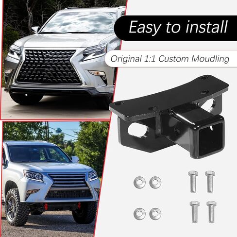 2 Inch Trailer Tow Hitch Receiver Compatible with 2010-2022 Lexus GX460 Heavy Duty All Styles Class 3 in Saudi Arabia