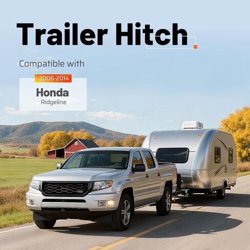 Class 3 Trailer Tow Hitch, 2 Inch Receiver Compatible with 2006-2014 Honda Ridgeline in Saudi Arabia