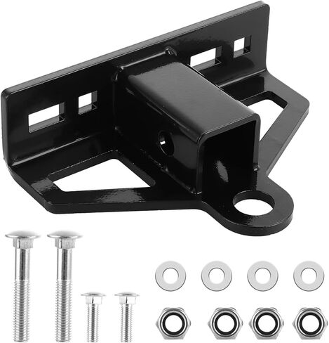 وصلة جزازة العشب بدون دوران مع جهاز استقبال 1-1/4 بوصة، ومسمار فولاذي شديد التحمل بسمك 6 مم على أجهزة استقبال وصلة المقطورة، متوافق مع العديد من موديلات جزازة العشب والجرار وعربة الجولف وATV وما إلى ذلك (بحد أقصى 7000 رطل) in Kuwait