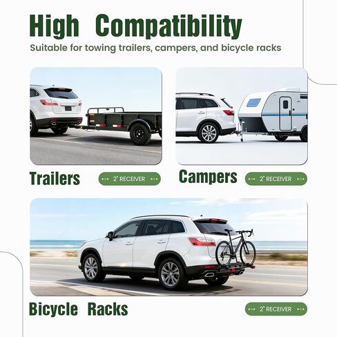 2Inch Receiver Trailer Hitch Class 3 Compatible with 2007-2015 Mazda CX-9 in Saudi Arabia