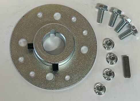 Go Kart Sprocket or Brake Hub, 1" Bore, 1/4" Keyway & Hardware in Saudi Arabia