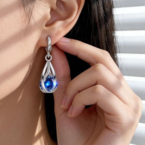 Rhinestone Jewelry Set, Elegant Necklace & Earring Set Silver Crystal Bridal Jewelry for Weddings & Proms in Saudi Arabia