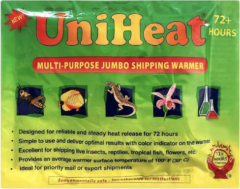 عبوة من 90 قطعة من Uniheat، عبوة حرارية لمدة 72 ساعة - لفراخ الأطفال والنباتات والأسماك والخيوط (90 عبوة) in Kuwait