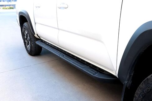 Dermon 7 Inch Running Boards Compatible with 2024 2025 Toyota Tacoma Double Cab Crew Cab 4-Door Side Steps Nerf Bars 600Lbs Heavy Duty Manganese Steel + ABS Black in Kuwait