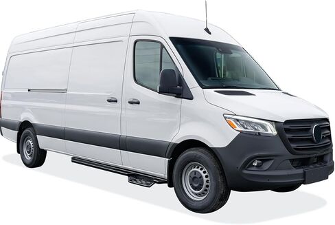 APS Stainless Steel Pocket Steps Running Boards Compatible with Dodge Sprinter 2007-2009 Full Size Van & Mercedes-Benz Sprinter 10-26(Exclude Passenger Van with Rear A/C and 2015 4X4) in Saudi Arabia