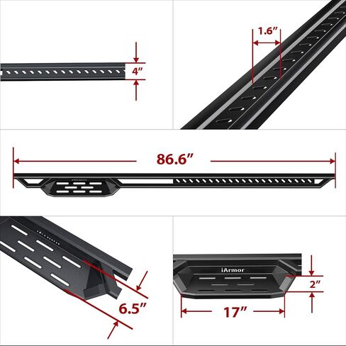 APS Stainless Steel Pocket Steps Running Boards Compatible with Dodge Sprinter 2007-2009 Full Size Van & Mercedes-Benz Sprinter 10-26(Exclude Passenger Van with Rear A/C and 2015 4X4) in Saudi Arabia