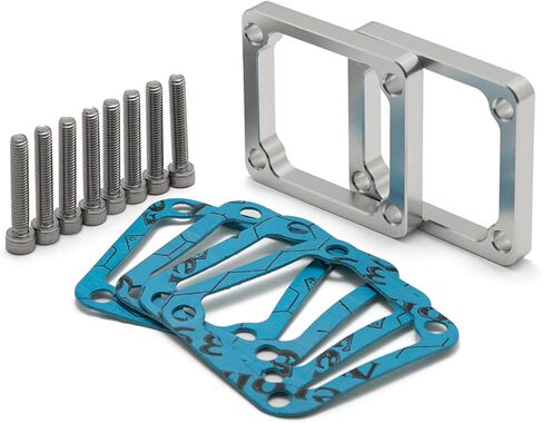 3/8" Reed Spacers Intake Spacers with Bolts Gaskets for Yamaha Banshee 350 YFZ350 1987-2006, Billet Aluminum CNC Milled Anodized Silver in Saudi Arabia