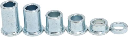 Silver Steel Spacers 10.9 Bolt Strength Sleeve Bushing Bicycle Axle Spacer Accessories Dirtwheel Hub Spacers Compatible for Motorcycle Pit Dirt Bike Moped ATV Mini Bike 12mm Classic Axle in Saudi Arabia