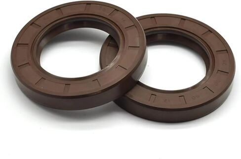 2PC ID 10 MM TC Oil Seal Skeleton Brown Fluoro FKM Fluorine Rubber Hydrauli Spring U Lip TC Ring Gasket(105x125x12) in Kuwait