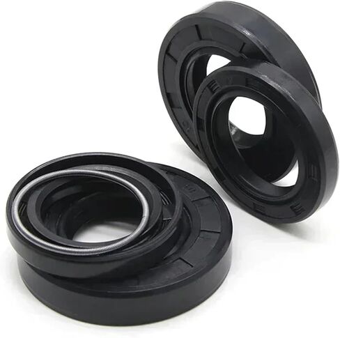 ID25/26/27/28mm TC NBR Oil Seals OD 32~56mm THK4/5/6/7/8/10/12mm Nitrile Rubber Double Lip Oil Rotating Shaft Gasket(2 pieces,25x33x7mm) in Kuwait