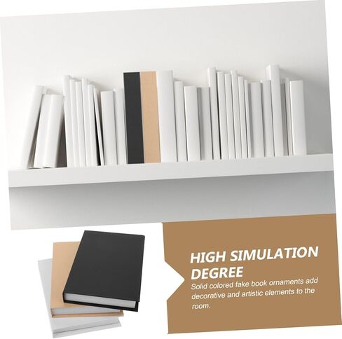 3pcs Faux Book Decorative Models for Home Office Stylish Book Ornaments for Shelf Decoration for Living Room Bedroom and Workspace Decor in Saudi Arabia