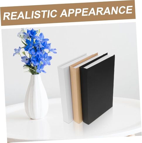 3pcs Faux Book Decorative Models for Home Office Stylish Book Ornaments for Shelf Decoration for Living Room Bedroom and Workspace Decor in Saudi Arabia