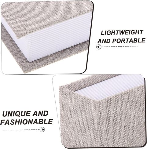 2pcs Decorative Fake Book Simulated Book Ornaments with Linen Cover Stylish Photo Props for Home and Office Decor for Bookshelf and Table Display in Saudi Arabia