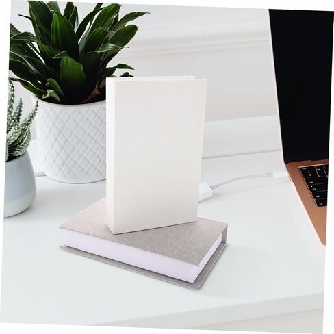 2pcs Decorative Fake Book Simulated Book Ornaments with Linen Cover Stylish Photo Props for Home and Office Decor for Bookshelf and Table Display in Saudi Arabia
