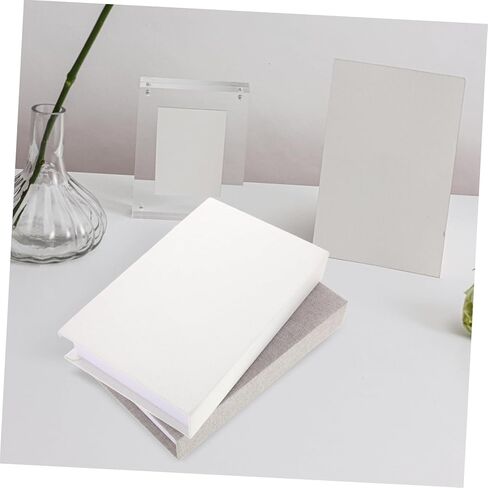 2pcs Decorative Fake Book Simulated Book Ornaments with Linen Cover Stylish Photo Props for Home and Office Decor for Bookshelf and Table Display in Saudi Arabia