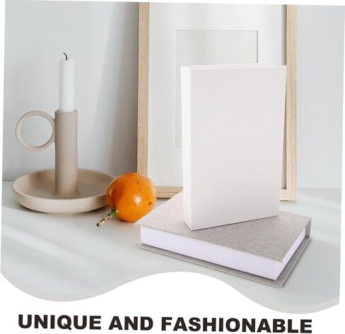 2pcs Decorative Fake Book Simulated Book Ornaments with Linen Cover Stylish Photo Props for Home and Office Decor for Bookshelf and Table Display in Saudi Arabia