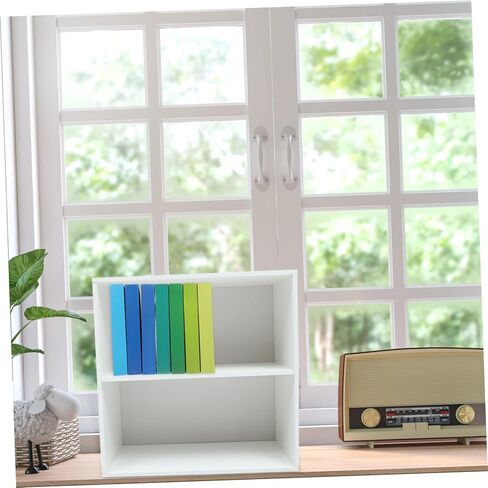 7pcs Gradient Faux Book Models Decorative Simulation Book Ornament for Bookshelf Display Home Office Decor Fake Props for Stylish Interior Design in Saudi Arabia