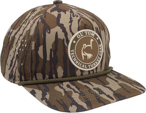 Drake Waterfowl Men's Ol' Tom Perforated Cap | Structured High-Crown Ventinated Adjustable Snapback Hat, One Size Fits Most in Saudi Arabia