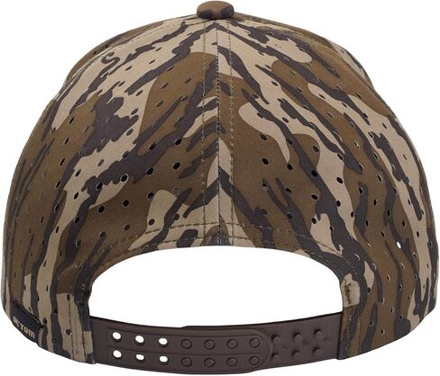 Drake Waterfowl Men's Ol' Tom Perforated Cap | Structured High-Crown Ventinated Adjustable Snapback Hat, One Size Fits Most in Saudi Arabia