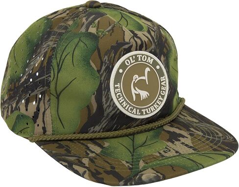 Drake Waterfowl Men's Ol' Tom Perforated Cap | Structured High-Crown Ventinated Adjustable Snapback Hat, One Size Fits Most in Saudi Arabia