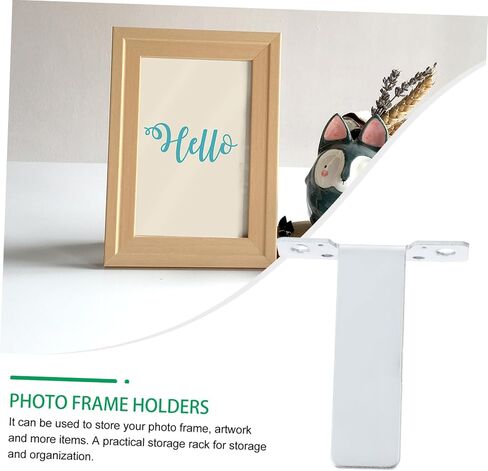 Cabilock Picture Frame Stand 10 Pack Photo Frame Holders Braces Aluminum Alloy Anti-slip for Families Office Studios in Saudi Arabia