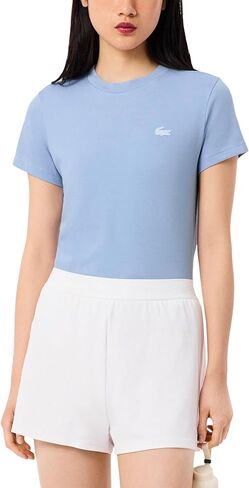 تي شيرت رياضي من القطن التقني فائق الجفاف للسيدات من Lacoste in Saudi Arabia