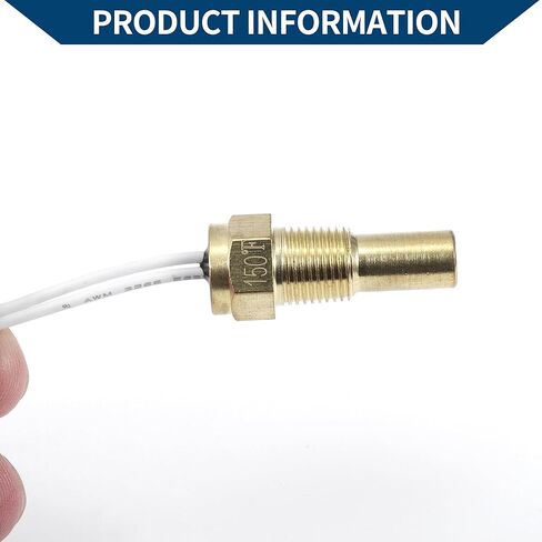 ACROPIX 12/24V Universal Water Temp Sensor Kit, 1/8" NPT 34mm Black Adapter 150'F on - 135'F Off for Automotive Radiator & Engine Cooling in Saudi Arabia